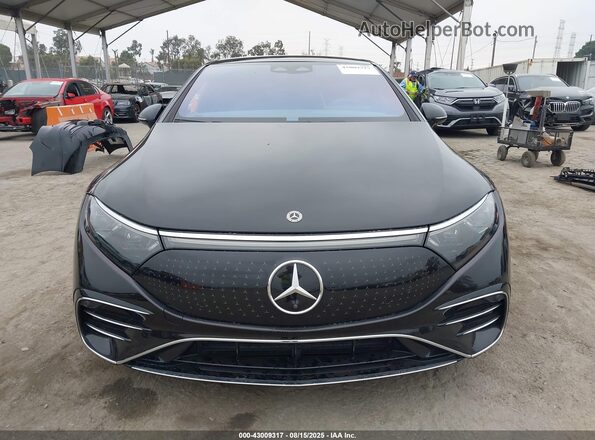 W1KCG2DBXNA004063 2022 MERCEDES-BENZ EQS 450+ Black Вид задньої частини салону