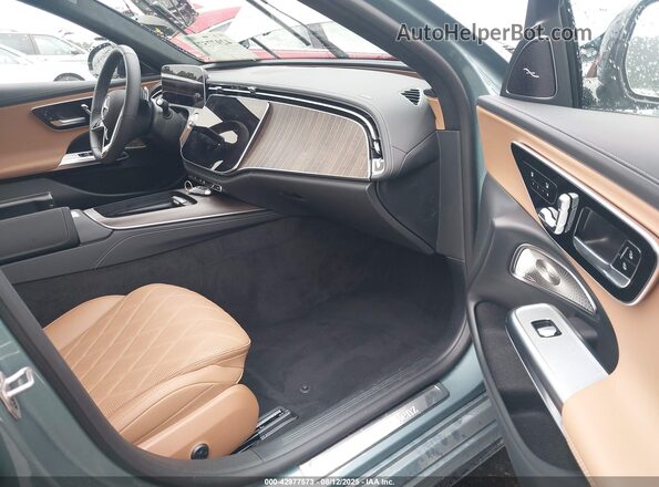 W1KLF4HB3RA068489 2024 MERCEDES-BENZ E-CLASS Teal Widok wnętrza z przodu