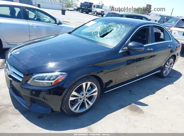 W1KWF8DB0LR589222 2020 MERCEDES-BENZ C-CLASS Black Передня ліва чверть