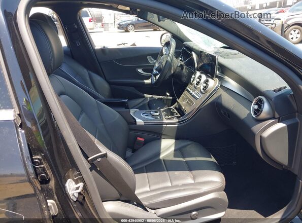 W1KWF8DB0LR589222 2020 MERCEDES-BENZ C-CLASS Black Вид салону спереду