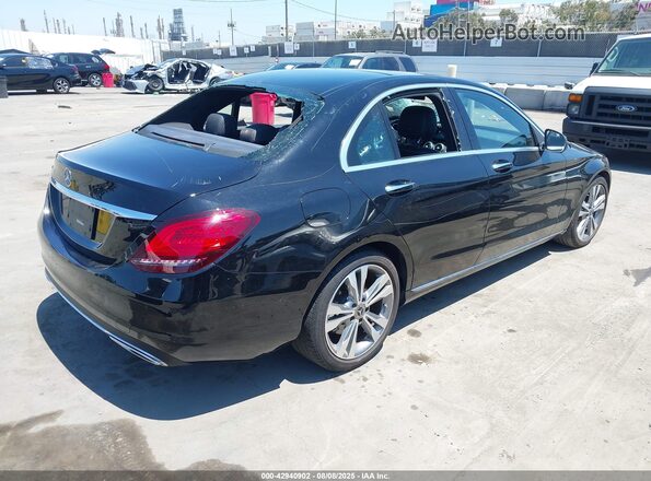 W1KWF8DB0LR589222 2020 MERCEDES-BENZ C-CLASS Black Задня права чверть