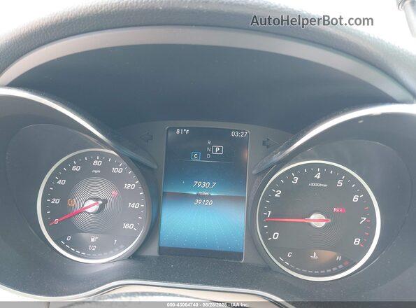 W1KWF8EB0LR578168 2020 MERCEDES-BENZ C-CLASS Black უკანა სავარძლების ხედი