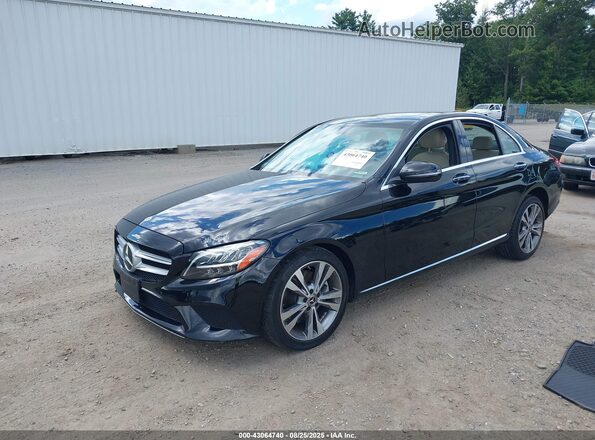 W1KWF8EB0LR578168 2020 MERCEDES-BENZ C-CLASS Black წინა მარცხენა ხედი სამი მეოთხედიდან