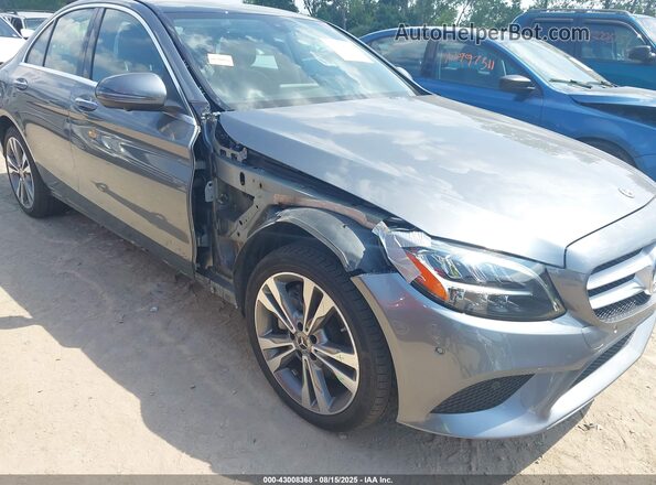 W1KWF8EB0MR609887 2021 MERCEDES-BENZ C-CLASS Gray წინა ხედი