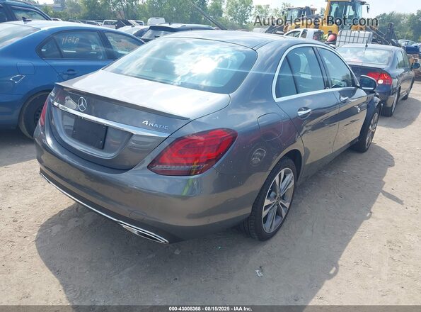 W1KWF8EB0MR609887 2021 MERCEDES-BENZ C-CLASS Gray უკანა მარჯვენა