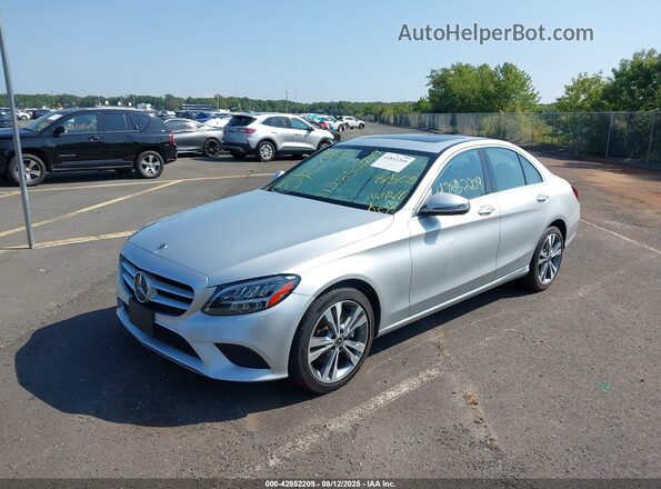 W1KWF8EB7MR650677 2021 MERCEDES-BENZ C Серебряный Передняя левая четверть