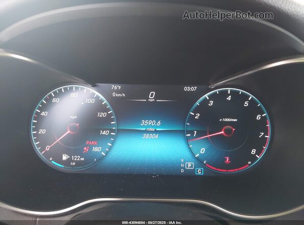 W1KWF8EB9MR609032 2021 MERCEDES-BENZ C-CLASS Red Widok tylnych siedzeń