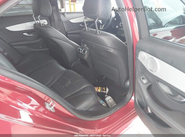 W1KWF8EB9MR609032 2021 MERCEDES-BENZ C-CLASS Red Widok naklejki z numerem VIN
