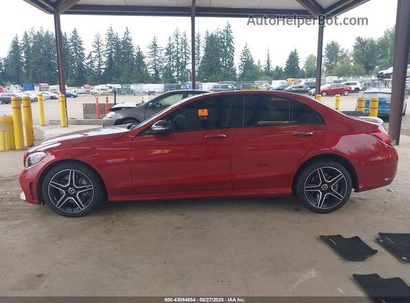 W1KWF8EB9MR609032 2021 MERCEDES-BENZ C-CLASS Red Widok wnętrza 360 stopni