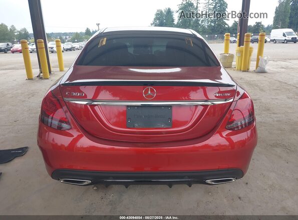 W1KWF8EB9MR609032 2021 MERCEDES-BENZ C-CLASS Red 