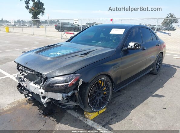 W1KWF8HB2LR603745 2020 MERCEDES-BENZ AMG C 63 Черный Передняя левая четверть