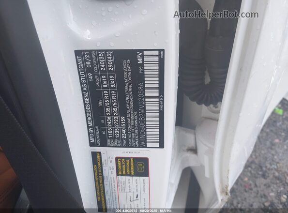 W1N0G8EB2MV320586 2021 MERCEDES-BENZ GLC 300 White Շարժիչի բաժամունքի տեսք
