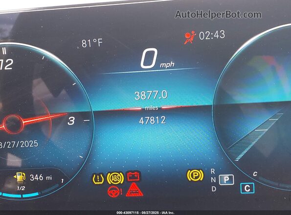 W1N4M4HB2PW324781 2023 MERCEDES-BENZ GLB-CLASS Blue 