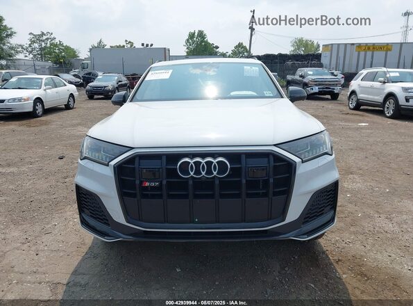 WA1AWBF70MD000544 2021 AUDI SQ7 White Instrument cluster view