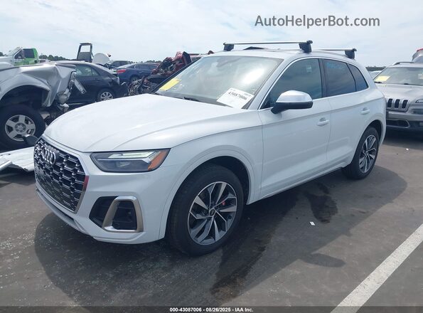 WA1B4AFY2M2022134 2021 AUDI SQ5 White Przód lewy