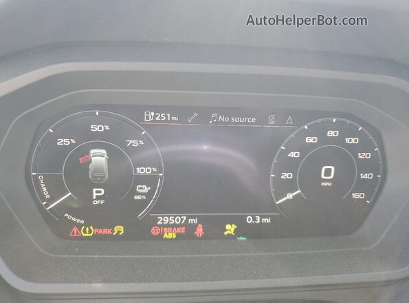 WA1BCBFZ1PP018021 2023 AUDI Q4 Black Widok zestawu wskaźników