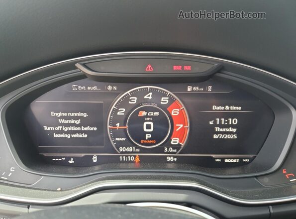 WA1C4AFYXJ2021636 2018 AUDI SQ5 Черный 