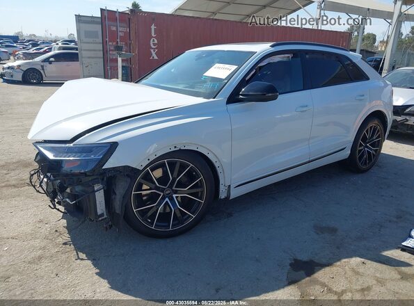 WA1CWBF17MD030385 2021 AUDI SQ8 White წინა მარცხენა ხედი სამი მეოთხედიდან