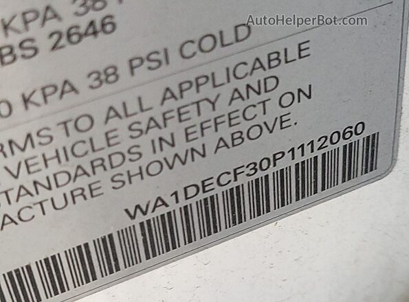 WA1DECF30P1112060 2023 AUDI Q3  