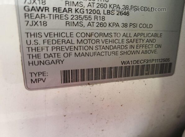 WA1DECF31P1112505 2023 AUDI Q3  