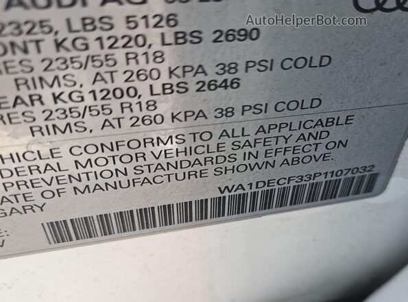 WA1DECF33P1107032 2023 AUDI Q3  Rear left