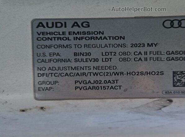 WA1DECF34P1107413 2023 AUDI Q3  