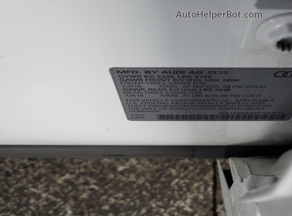 WA1DECF34P1107413 2023 AUDI Q3  