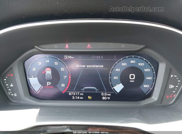 WA1DECF35M1050229 2021 AUDI Q3 White Вид задніх сидінь
