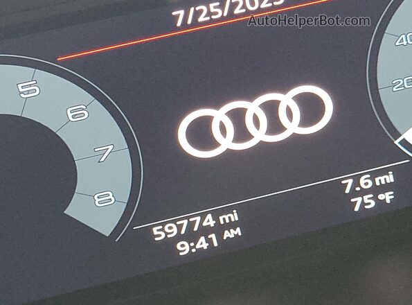 WA1DECF36P1106120 2023 AUDI Q3  Widok zestawu wskaźników