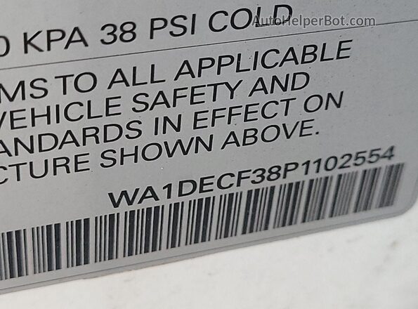 WA1DECF38P1102554 2023 AUDI Q3  