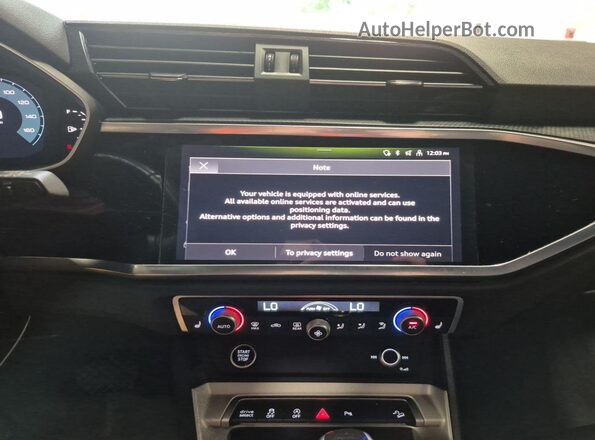 WA1DECF3XP1106153 2023 AUDI Q3  Vista interior delantera