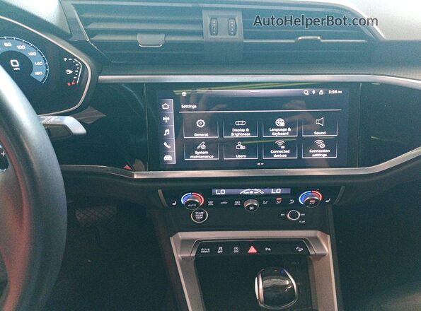 WA1DECF3XP1113121 2023 AUDI Q3  წინა მარცხენა ხედი სამი მეოთხედიდან