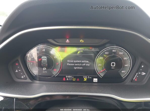 WA1EECF31S1009307 2025 AUDI Q3 Blue Widok tylnych siedzeń