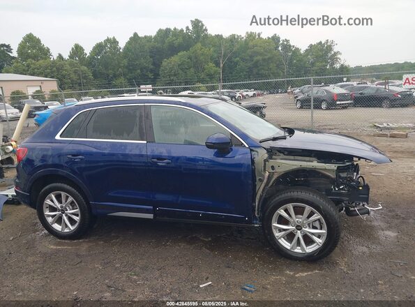 WA1EECF31S1009307 2025 AUDI Q3 Blue Widok wnętrza 360 stopni