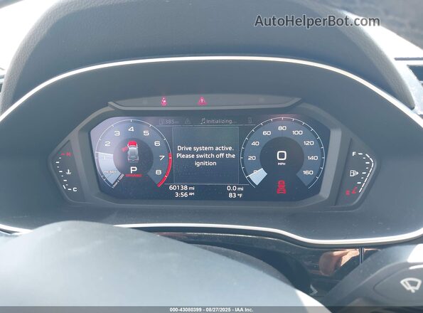 WA1EECF32M1073598 2021 AUDI Q3 White უკანა სავარძლების ხედი