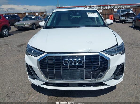 WA1EECF32M1073598 2021 AUDI Q3 White უკანა სალონის ხედი