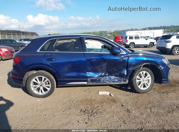 WA1EECF39M1056698 2021 AUDI Q3 Light Blue ხელსაწყოთა პანელის ხედი