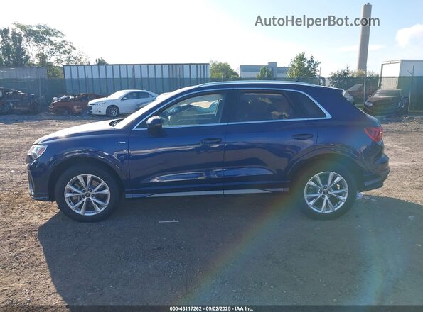 WA1EECF39M1056698 2021 AUDI Q3 Light Blue უკანა სალონის ხედი