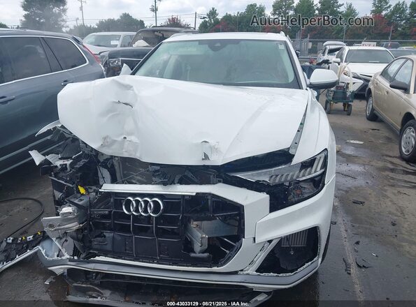 WA1EVBF13PD040170 2023 AUDI Q8 White Instrument cluster view