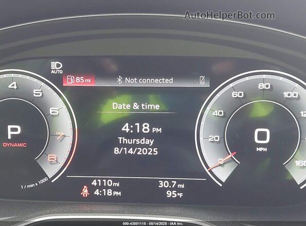 WA1GAAFY3S2055445 2025 AUDI Q5 Black 