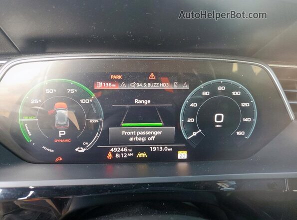 WA1LABGE1NB002482 2022 AUDI E-TRON Серебряный 