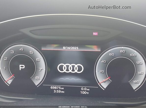 WA1LJAF7XMD025601 2021 AUDI Q7 White უკანა სავარძლების ხედი