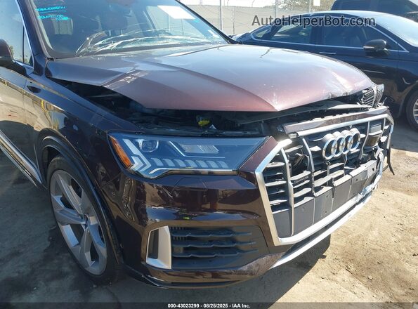 WA1VXBF76MD027682 2021 AUDI Q7 Dark Brown Vista frontal