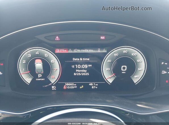WA1VXBF76MD027682 2021 AUDI Q7 Dark Brown Vista de los asientos traseros