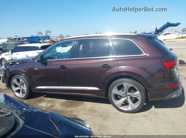 WA1VXBF76MD027682 2021 AUDI Q7 Dark Brown Vista interior de 360 grados