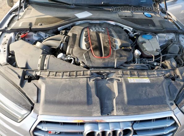WAU2FAFCXJN014083 2018 AUDI S7 Серебряный Вид задней части салона