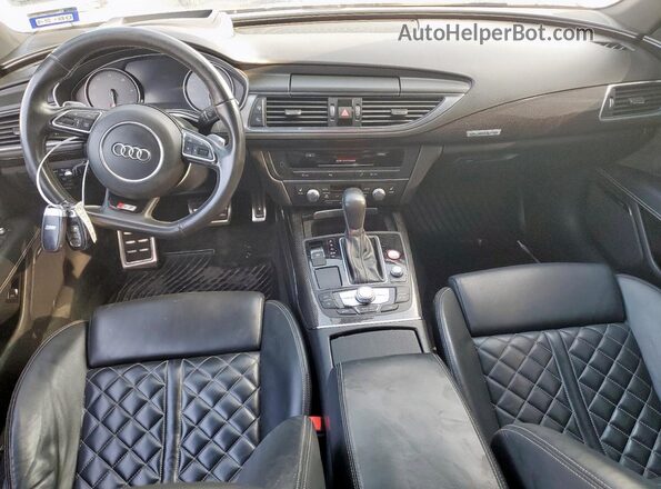 WAU2FAFCXJN014083 2018 AUDI S7 Серебряный Вид панели приборов