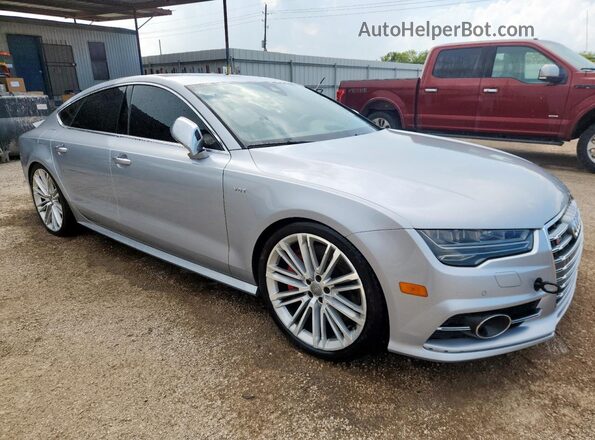 WAU2FAFCXJN014083 2018 AUDI S7 Серебряный Передняя правая четверть