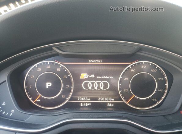 WAUB4AF45JA022663 2018 AUDI S4 Black 
