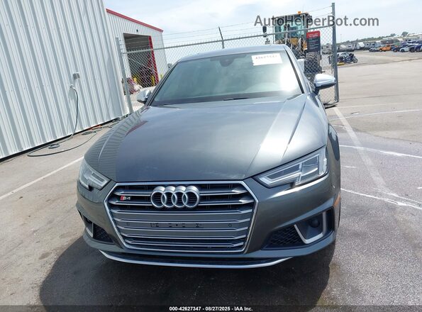 WAUB4AF47KA111054 2019 AUDI S4 Gray Widok wnętrza z tyłu